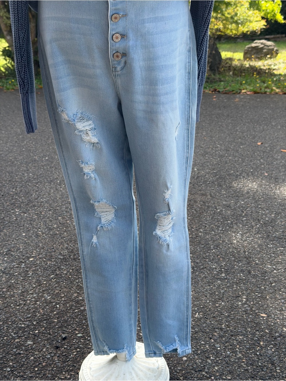 KanCan Light Blue Distressed Boyfriend Jeans 💙👖🩵
